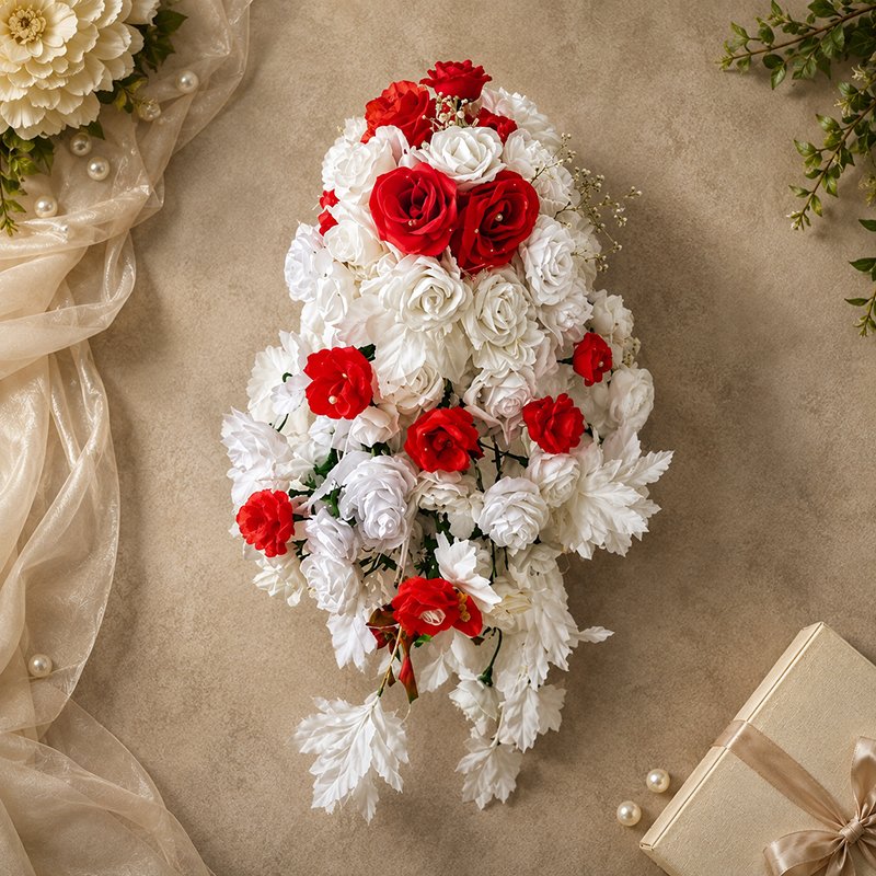 Handmade White Floral Garland